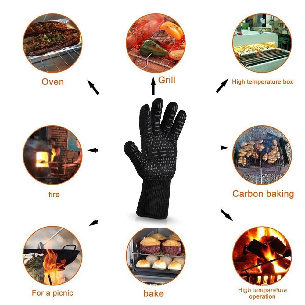 High-Temperature Resistance BBQ Gloves - WolfKingsElite